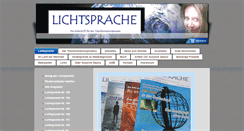 Desktop Screenshot of lichtsprache-online.com