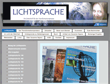 Tablet Screenshot of lichtsprache-online.com